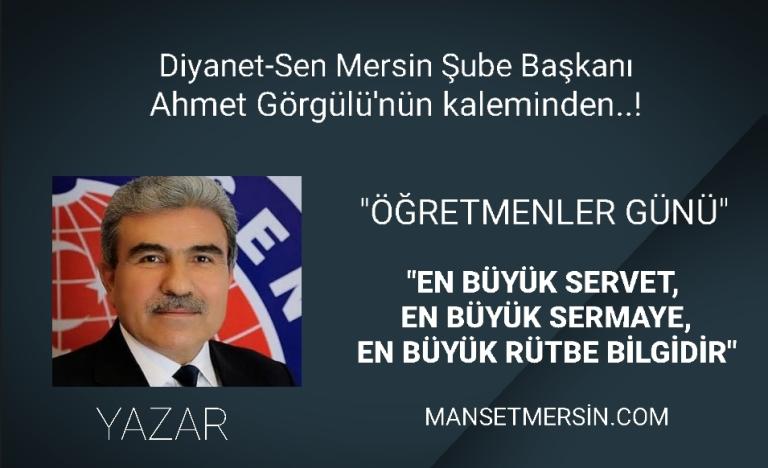 “EN BÜYÜK SERVET, EN BÜYÜK SERMAYE, EN BÜYÜK RÜTBE BİLGİDİR”