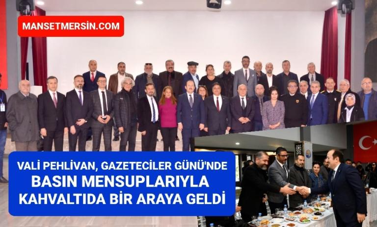 VALİ PEHLİVAN, GAZETECİLER GÜNÜ’NDE BASIN MENSUPLARIYLA KAHVALTIDA BİR ARAYA GELDİ
