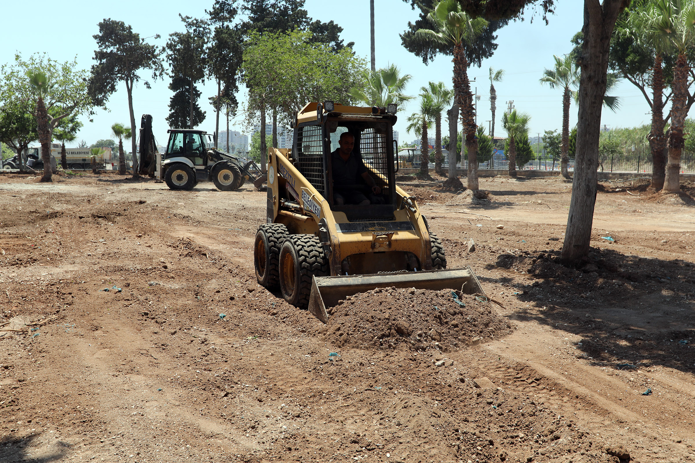 SOLİ POMPEİPOLİS PARKI’NDA YENİLEME ÇALIŞMALARI BAŞLADI