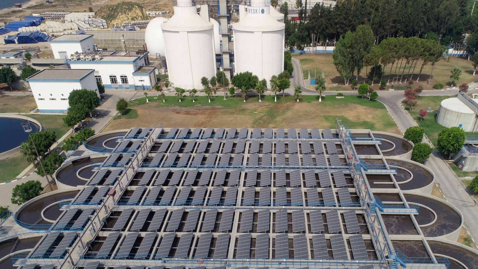 MESKİ, 2. ETAP ÇATI TİPİ GÜNEŞ ENERJİ SANTRALLERİNİ DEVREYE ALDI