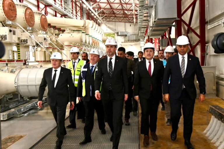 ENERJİ VE TABİİ KAYNAKLAR BAKANI BAYRAKTAR, AKKUYU NÜKLEER GÜÇ SANTRALİ İNŞAAT ALANINI ZİYARET ETTİ
