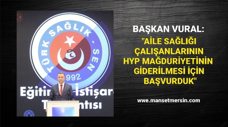 “AİLE SAĞLIĞI ÇALIŞANLARININ HYP MAĞDURİYETİNİN GİDERİLMESİ İÇİN BAŞVURDUK”
