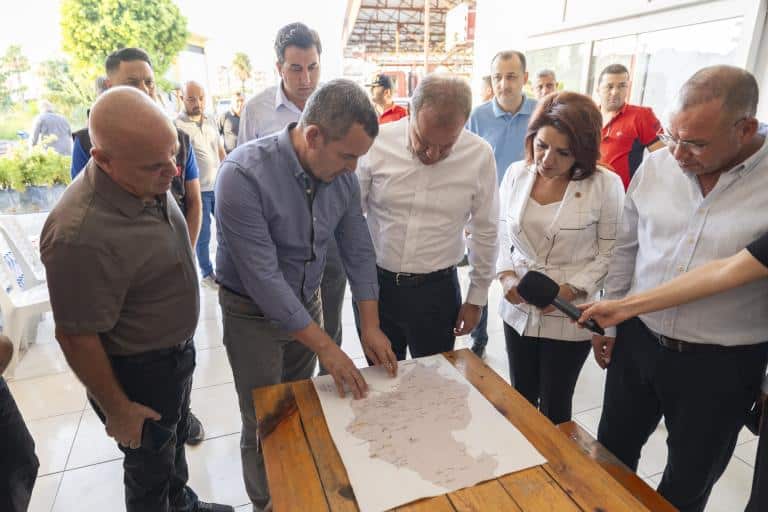 BAŞKAN SEÇER, YANGIN BÖLGESİNDE!
