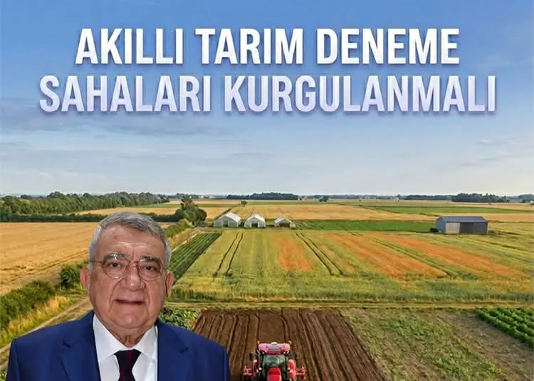 ÖZDEMİR: “AKILLI TARIM DENEME SAHALARI UYGULANMALI”
