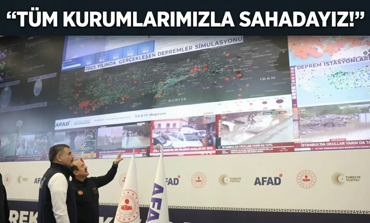 “TÜM KURUMLARIMIZLA SAHADAYIZ!”